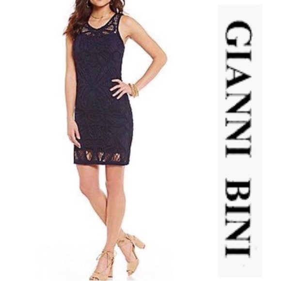 gianni bini navy dress